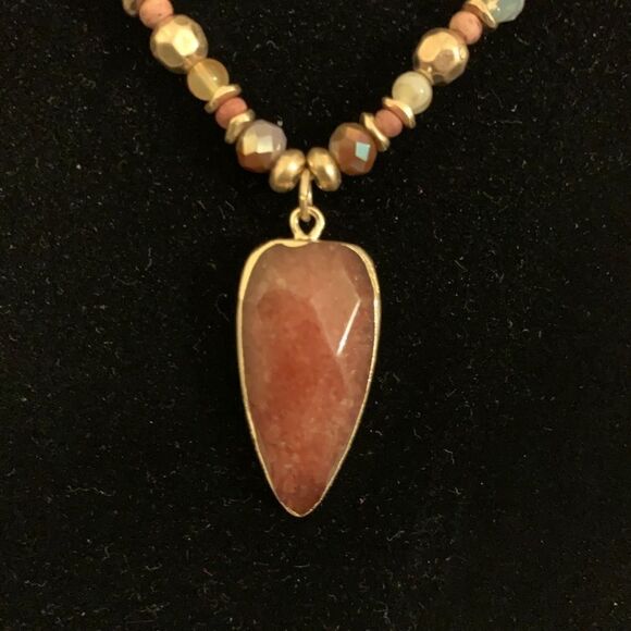 Red Jasper Pendant Necklace - Picture 4 of 7
